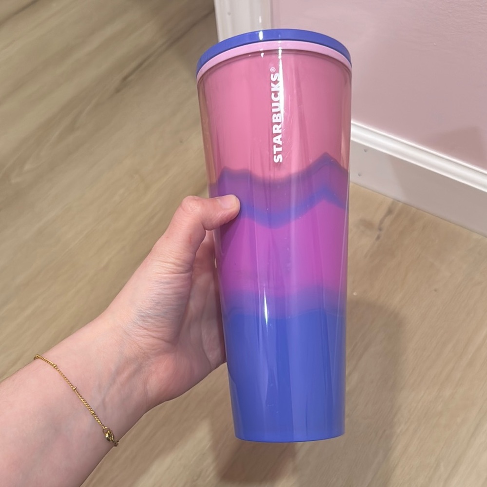 Starbucks Pink and Purple Gradient Tumbler